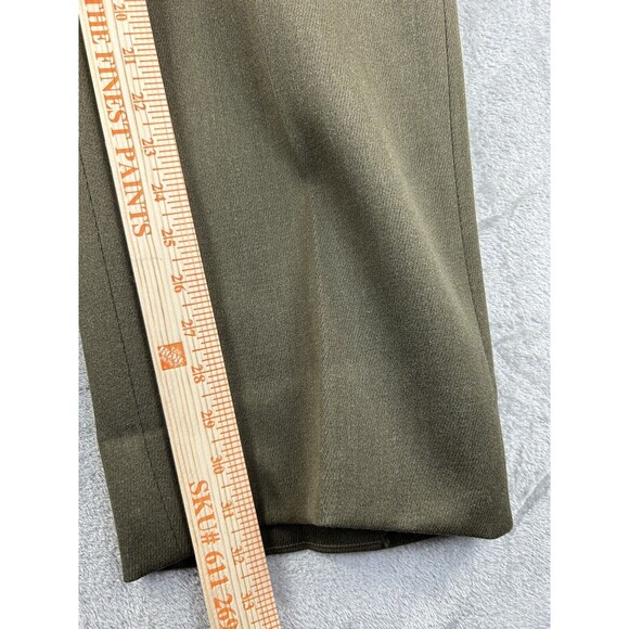 Vintage USMC Marine Uniform Pants Green SACO Uniforms 34 Long Wool - Picture 4 of 12